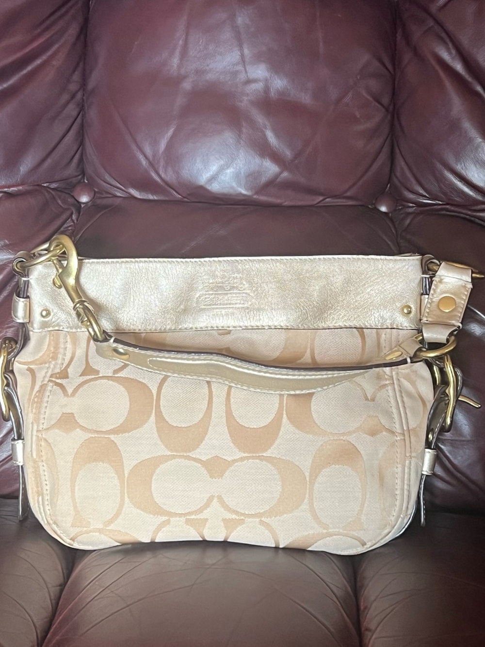 COACH F12657 ZOE HOBO BAG - Picture 5 of 12